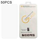 50 PCS 0.26mm 9H 2.5D Tempered Glass Film For LG G7 One - 1
