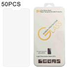 50 PCS 0.26mm 9H 2.5D Tempered Glass Film For LG Style3 L-41A - 1