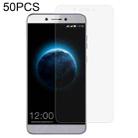 50 PCS 0.26mm 9H 2.5D Tempered Glass Film For Leagoo T8 - 1