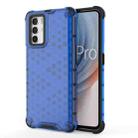 For OPPO K9 Pro 5G Shockproof Honeycomb PC + TPU Phone Case(Blue) - 1