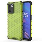 For OPPO K9s 5G Shockproof Honeycomb PC + TPU Phone Case(Green) - 1