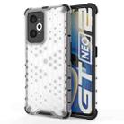 For OPPO Realme GT Neo2 5G Shockproof Honeycomb PC + TPU Phone Case(White) - 1