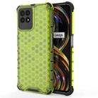 For OPPO Realme 8i Shockproof Honeycomb PC + TPU Phone Case(Green) - 1