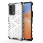 For vivo iQOO Z5 Shockproof Honeycomb PC + TPU Phone Case(White) - 1