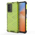 For vivo iQOO Z5 Shockproof Honeycomb PC + TPU Phone Case(Green) - 1