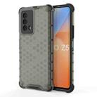 For vivo iQOO Z5 Shockproof Honeycomb PC + TPU Phone Case(Black) - 1