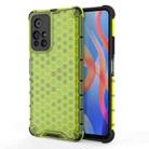 For Xiaomi Redmi Note 11 5G Shockproof Honeycomb PC + TPU Phone Case(Green) - 1