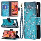 For Google Pixel 6 Colored Drawing Pattern Zipper Horizontal Flip Phone Leather Case with Holder & Card Slots & Wallet(Plum Blossom) - 1