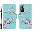 For Xiaomi Redmi Note 11 Global 3D Colored Drawing Horizontal Flip Leather Phone Case(Magnolia) - 1