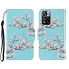 For Xiaomi Redmi Note 11 Pro 3D Colored Drawing Horizontal Flip Leather Phone Case(Magnolia) - 1