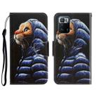 For Xiaomi Redmi Note 10 Pro 5G 3D Colored Drawing Horizontal Flip Leather Phone Case(Down Jacket Cat) - 1