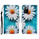 For Xiaomi Redmi Note 10 Pro 5G 3D Colored Drawing Horizontal Flip Leather Phone Case(Chrysanthemum) - 1