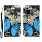 For Xiaomi Redmi Note 10 Pro 5G 3D Colored Drawing Horizontal Flip Leather Phone Case(A Butterfly) - 1