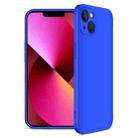 For iPhone 13 GKK Three Stage Splicing Full Coverage PC Phone Case(Blue) - 1