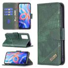 For Xiaomi Redmi Note 11 5G/Note 11T 5G/Poco M4 Pro 5G Matching Color Crocodile Texture Horizontal Flip Leather Phone Case with Wallet & Holder & Card Slots(Green) - 1
