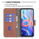 For Xiaomi Redmi Note 11 5G/Note 11T 5G/Poco M4 Pro 5G Matching Color Crocodile Texture Horizontal Flip Leather Phone Case with Wallet & Holder & Card Slots(Brown) - 5