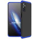 For Samsung Galaxy M52 5G GKK Three Stage Splicing Full Coverage PC Phone Case(Black Blue) - 1