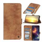 For Motorola Moto E40 / E30 / E20 Antelope Texture Magnetic Buckle Flip Leather Phone Case(Brown) - 1