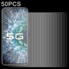 50 PCS 0.26mm 9H 2.5D Tempered Glass Film For vivo Neo3 5G - 1