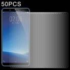 50 PCS 0.26mm 9H 2.5D Tempered Glass Film For vivo V7 - 1