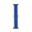 Adjustable Striped Woven Nylon Strap Watch Band For Apple Watch Ultra 49mm / Series 8&7 45mm / SE 2&6&SE&5&4 44mm / 3&2&1 42mm(Blue) - 1