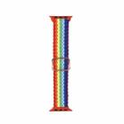 Adjustable Striped Woven Nylon Strap Watch Band For Apple Watch Ultra 49mm / Series 8&7 45mm / SE 2&6&SE&5&4 44mm / 3&2&1 42mm(Colorful) - 1