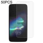 50 PCS 0.26mm 9H 2.5D Tempered Glass Film For Alcatel IDOL 5 - 1