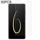 50 PCS 0.26mm 9H 2.5D Tempered Glass Film For Infinix Note 6 - 1