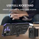 For iPhone 13 Kickstand Detachable Armband Phone Case(Purple) - 6