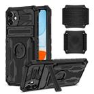 For iPhone 11 Kickstand Detachable Armband Phone Case (Black) - 1