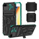 Kickstand Detachable Armband Phone Case For iPhone 7 Plus / 8 Plus(Deep Green) - 1