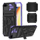 Kickstand Detachable Armband Phone Case For iPhone 7 Plus / 8 Plus(Purple) - 1