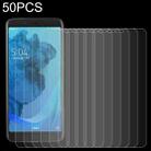 50 PCS 0.26mm 9H 2.5D Tempered Glass Film For Lenovo K320t - 1