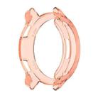 For Xiaomi Watch Color 2 Half Coverage Hollowed TPU Protective Case(Transparent Pink) - 1