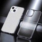 Ice Crystal Carbon Fiber Phone Case For iPhone 13 mini(Transparent) - 1