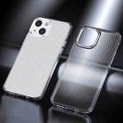 Ice Crystal Carbon Fiber Phone Case For iPhone 13(Transparent) - 1