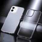 For iPhone 11 Ice Crystal Carbon Fiber Phone Case (Transparent) - 1