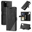 For Motorola Moto G Stylus 2021  Skin Feel Splicing Horizontal Flip Leather Phone Case(Black) - 1