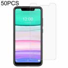 50 PCS 0.26mm 9H 2.5D Tempered Glass Film For Oukitel C22 - 1