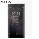 50 PCS 0.26mm 9H 2.5D Tempered Glass Film For Sony Xperia XA2 - 1