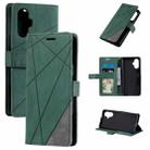 For Xiaomi Poco F3 GT Skin Feel Splicing Horizontal Flip Leather Phone Case(Green) - 1