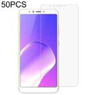 50 PCS 0.26mm 9H 2.5D Tempered Glass Film For Tecno HOT 6 Pro - 1