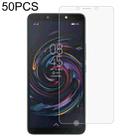 50 PCS 0.26mm 9H 2.5D Tempered Glass Film For Tecno Spark Youth - 1