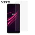 50 PCS 0.26mm 9H 2.5D Tempered Glass Film For T-Mobile REVVL V+ 5G - 1