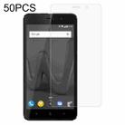 50 PCS 0.26mm 9H 2.5D Tempered Glass Film For Wiko Lenny4 Plus - 1