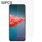 50 PCS 0.26mm 9H 2.5D Tempered Glass Film For ZTE Axon 20 5G - 1