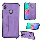 Dream Card Holder Leather Phone Case For Infinx Smart HD 2021 / X612(Purple) - 1