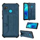 Dream Card Holder Leather Phone Case For Tecno Pop 5(Blue) - 1