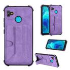 Dream Card Holder Leather Phone Case For Tecno Pop 5(Purple) - 1