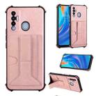 Dream Card Holder Leather Phone Case For Tecno Spark 7P(Rose Gold) - 1